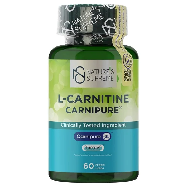 Nature's Supreme L-Carnitine Carnipure 60 Kapsül - Görsel 2