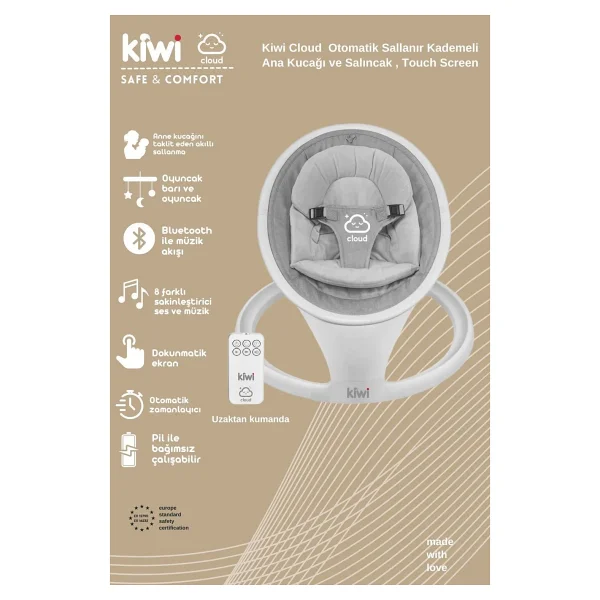 Kiwi Cloud Eleketrikli Ana Kucağı - Görsel 6