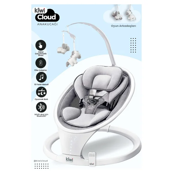 Kiwi Cloud Eleketrikli Ana Kucağı - Görsel 8