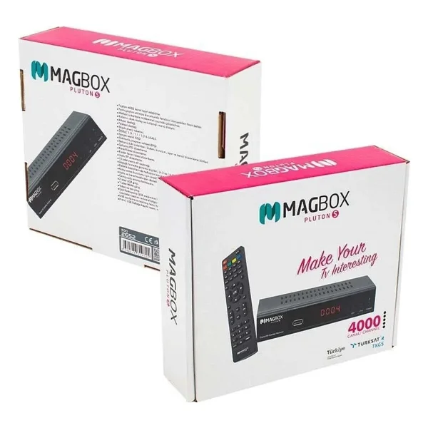 Magbox Pluton S Full HD Hdmı Scart Girişli Kasalı Uydu Alıcısı - Görsel 3