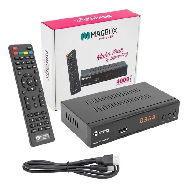 Magbox Pluton S Full HD Hdmı Scart Girişli Kasalı Uydu Alıcısı - Görsel 4