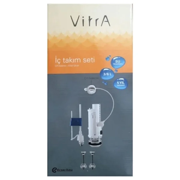 Vitra 330b2016 6 Lt Çift Kademeli Rezervuar İç Takımı - Görsel 6