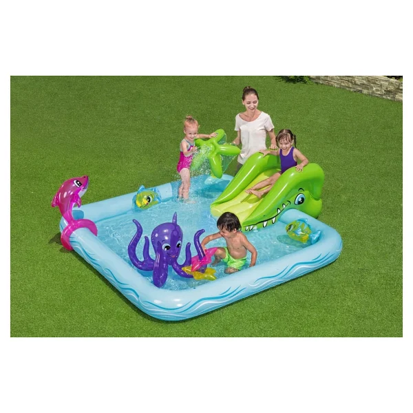 Bestway 53052 239x206 Cm Kaydıraklı Çocuk Havuzu - Görsel 2