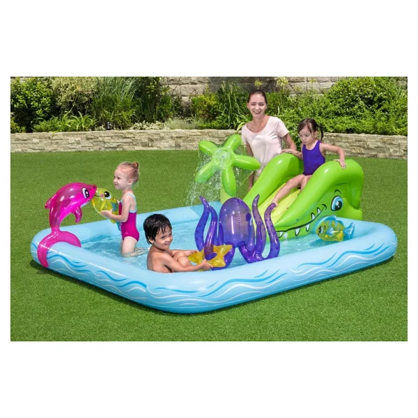 Bestway 53052 239x206 Cm Kaydıraklı Çocuk Havuzu - Görsel 3