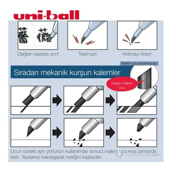 Uni-Ball Uni Versatil Kalem Kuru Toga T M5-450t 0.5 Mm Mavi Uç İle Profesyonel Kullanım İçin Tasarlandı - Görsel 3