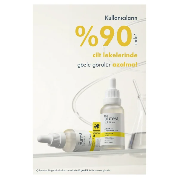 The Purest Solutions Arbutin 2% + Hyaluronic Acid Leke Giderici Aydınlatıcı Yüz Serumu 30 Ml - Görsel 7