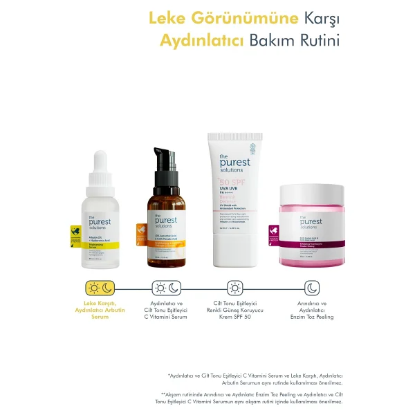 The Purest Solutions Arbutin 2% + Hyaluronic Acid Leke Giderici Aydınlatıcı Yüz Serumu 30 Ml - Görsel 8
