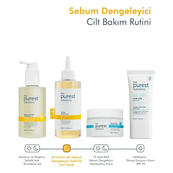 The Purest Solutions Bha %2 Salisilik Asit Yağlanma Dengeleyici 200 Ml Tonik - Görsel 5