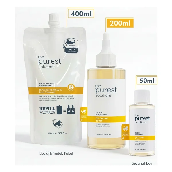 The Purest Solutions Bha %2 Salisilik Asit Yağlanma Dengeleyici 200 Ml Tonik - Görsel 6