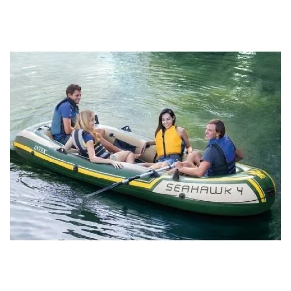 Intex Seahawk 4 68351 351x145x48 Cm 4 Kişilik Şişme Bot Seti - Görsel 2