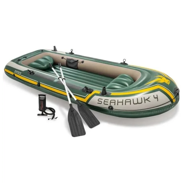 Intex Seahawk 4 68351 351x145x48 Cm 4 Kişilik Şişme Bot Seti - Görsel 3