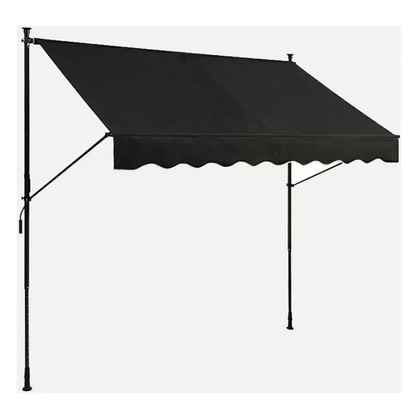 Evinizin Atolyesi Teleskopik Tente Antrasit 250 X 130 Cm - Görsel 2