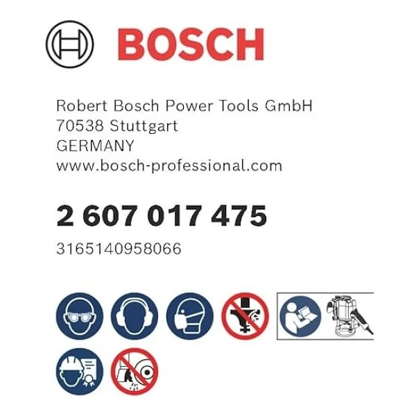 Bosch 30 Parçalı Freze Seti Karışık (Ahşap İçin, 8 Mm Şaftlı Üst Freze Aksesuarı) - Görsel 8