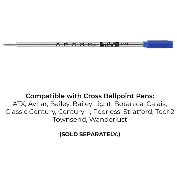 Cross 8511d C1 Slim Tükenmez Refil Mavi Medium Uç - Görsel 4