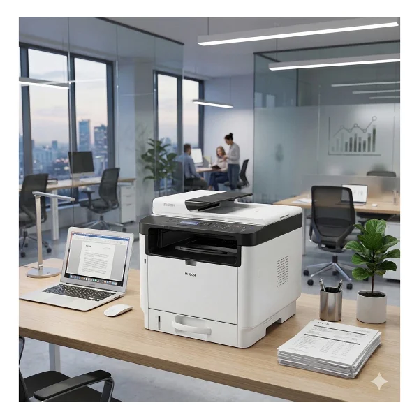 Ricoh M 320se Tarayıcı + Fotokopi Mono Çok Fonksiyonlu Lazer Yazıcı - Görsel 2