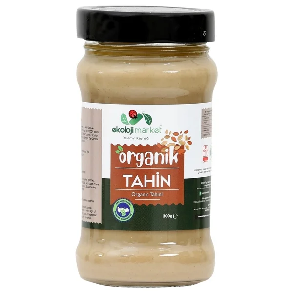 Ekoloji Market Organik Tahin 300 gr - Görsel 4