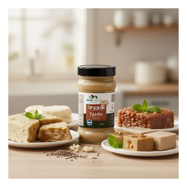 Ekoloji Market Organik Tahin 300 gr - Görsel 5
