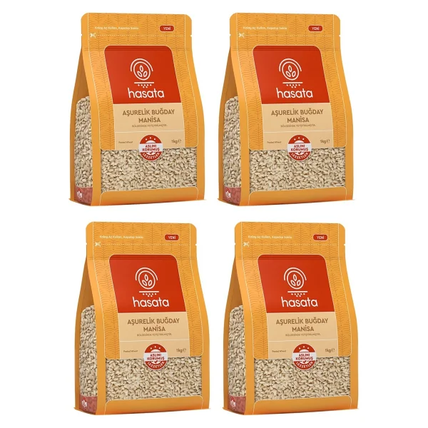 Hasata Manisa Aşurelik Buğday 1 Kg X 4 Adet - Görsel 3
