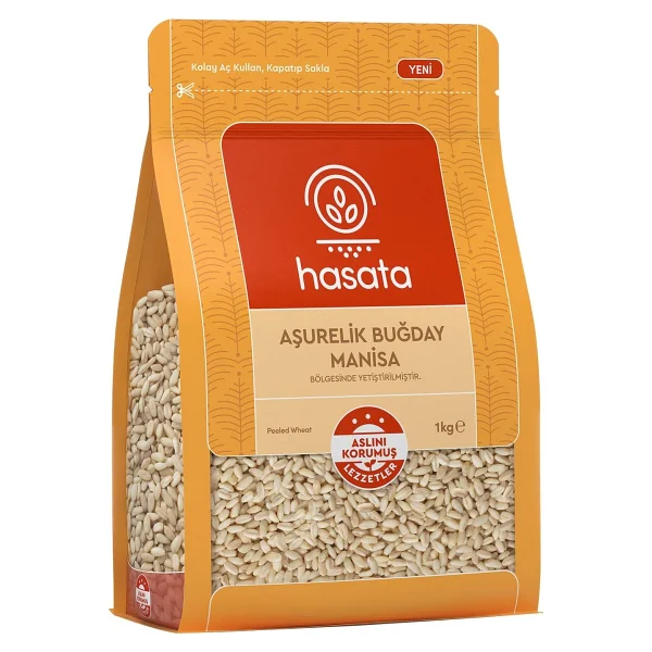 Hasata Manisa Aşurelik Buğday 1 Kg X 4 Adet - Görsel 4