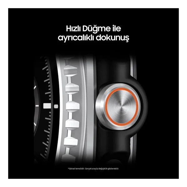 Samsung Galaxy Watch 8 Classic Siyah Akıllı Saat - Görsel 9