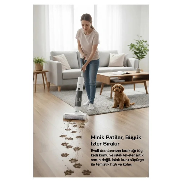 Sinbo Sfc-4106 Islak Kuru Şarjlı Dikey Süpürge - Görsel 9