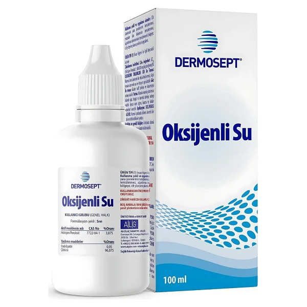 Dermosept Oksijenli Su 100 Ml - 5 Adet - Görsel 5