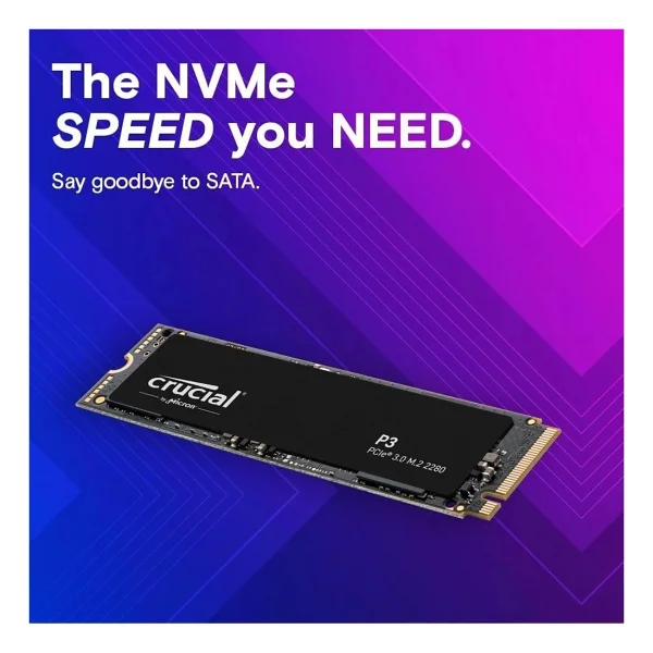 Crucial P3 Ct1000p3ssd8 Pcı-Express 3.0 1 TB M.2 SSD - Görsel 3
