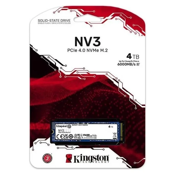 Kingston Nv3 Snv3s/4000g Pcı-Express 4.0 4 TB M.2 SSD - Görsel 10