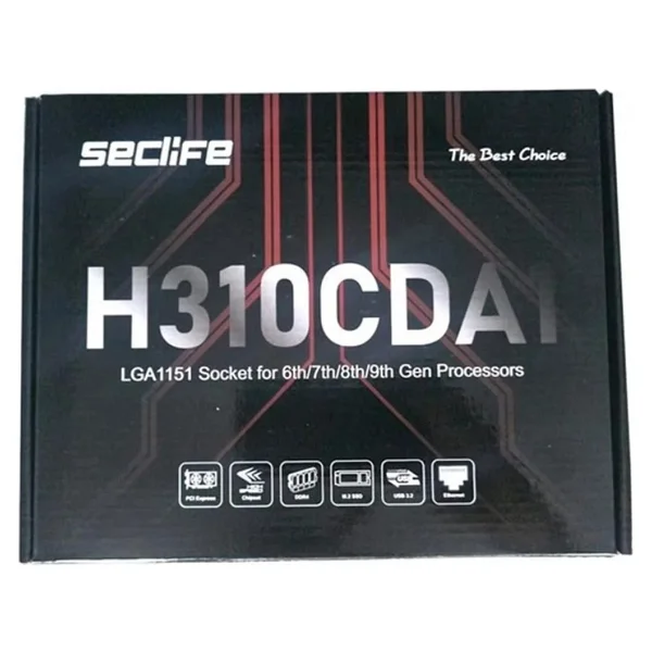 Seclife H310cda1 Lga1151 DDR4 Micro Atx Anakart - Görsel 3