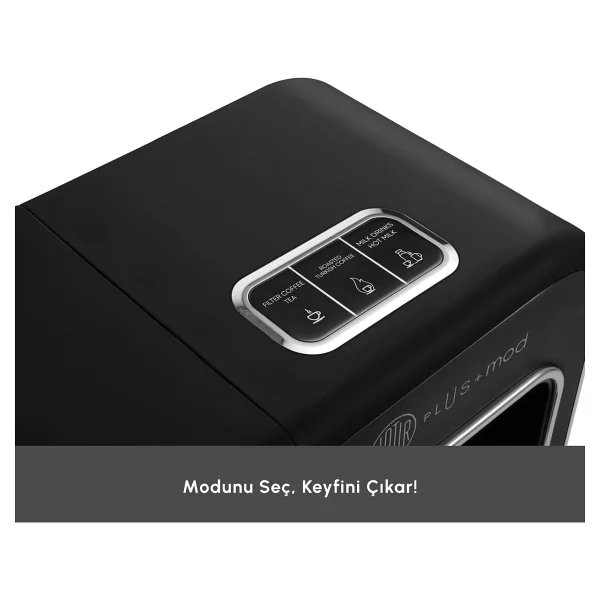 Karaca Hatır Plus Mod 5in1 Black Chrome Çay Ve Filtre Kahve Makinesi - Görsel 5