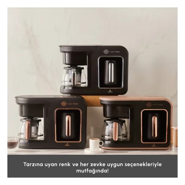 Karaca Hatır Plus Mod 5in1 Black Chrome Çay Ve Filtre Kahve Makinesi - Görsel 7