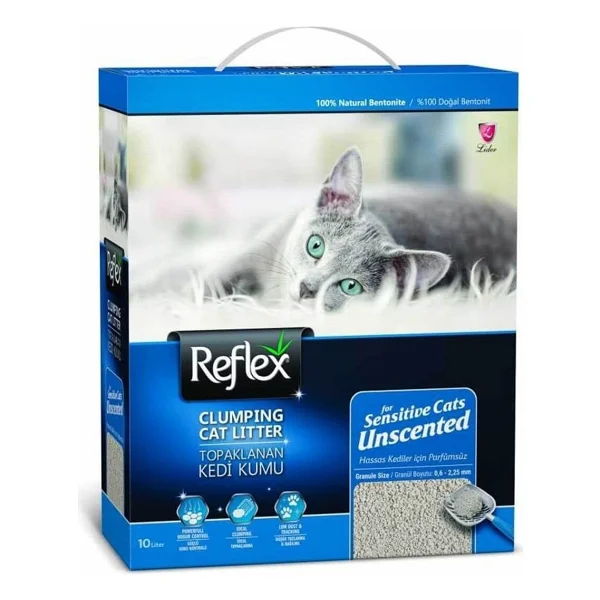 Reflex Sensitive Kokusuz 10 Lt Topaklanan Kedi Kumu - Görsel 10