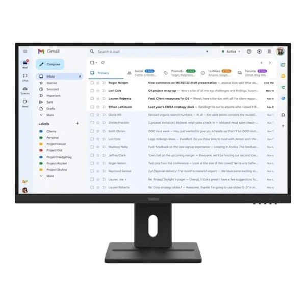 Lenovo Thinkvision E27-40 64bcmat4tk 27" 4 Ms Full HD Pivot Ips 100 Hz Monitör - Görsel 3