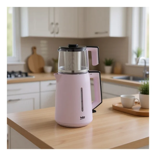 Beko Cm 2940 P Pembe 1750 W Cam Demlikli Çay Makinesi - Görsel 7