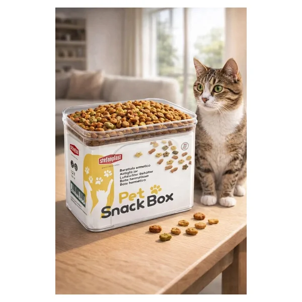 Stefanplast Gri-Beyaz Diktörtgen Snackbox 2.2 Lt - Görsel 6