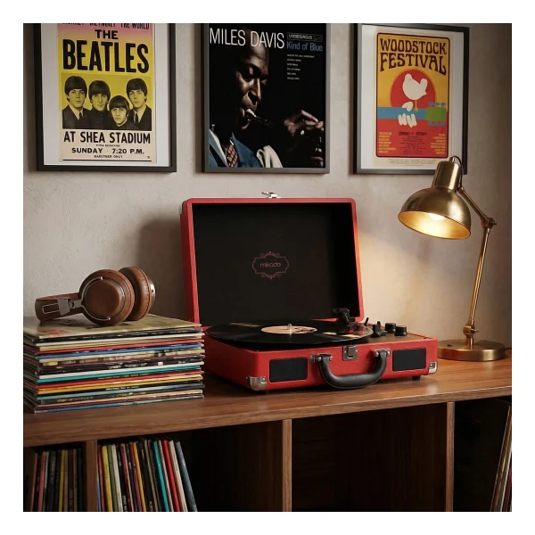 Mikado Mn-P317 Kırmızı Çantalı Retro Pikap - Görsel 2