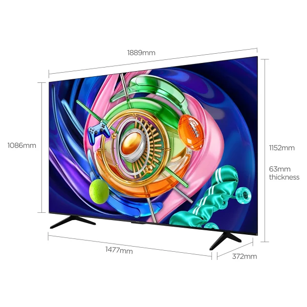 Iffalcon 85u85a 4K Ultra HD 85" 216 Ekran Uydu Alıcılı Google Smart Mini LED TV - Görsel 6