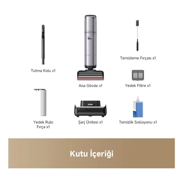 Dreame H16 Pro Steam Islak Ve Kuru Şarjlı Dikey Süpürge - Görsel 9