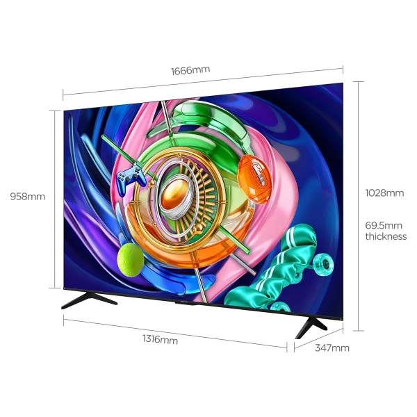 Iffalcon 75u85a 4K Ultra HD 75'' 190 Ekran Uydu Alıcılı Google Smart Mini LED TV - Görsel 6