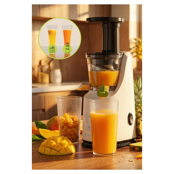 Kiwi Kj 1935 200 W Yavaş Sıkım Katı Meyve Sıkacağı - Görsel 4