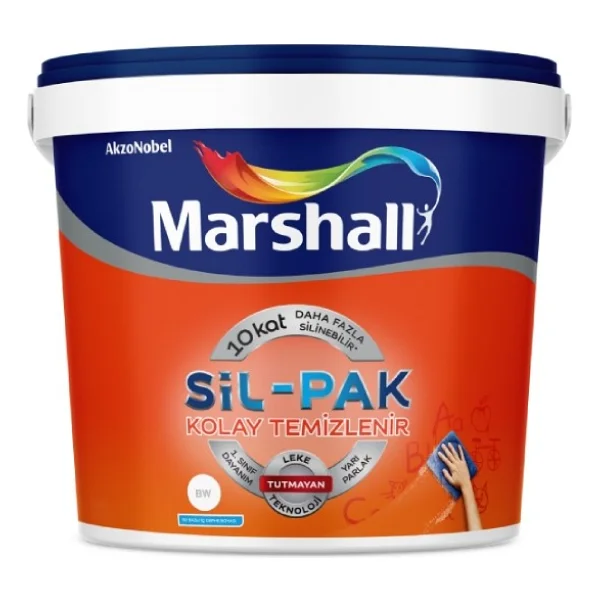 Marshall Sil-Pak Silikonlu 15 Lt İç Cephe Boyası - Mentol Buğusu - Görsel 5