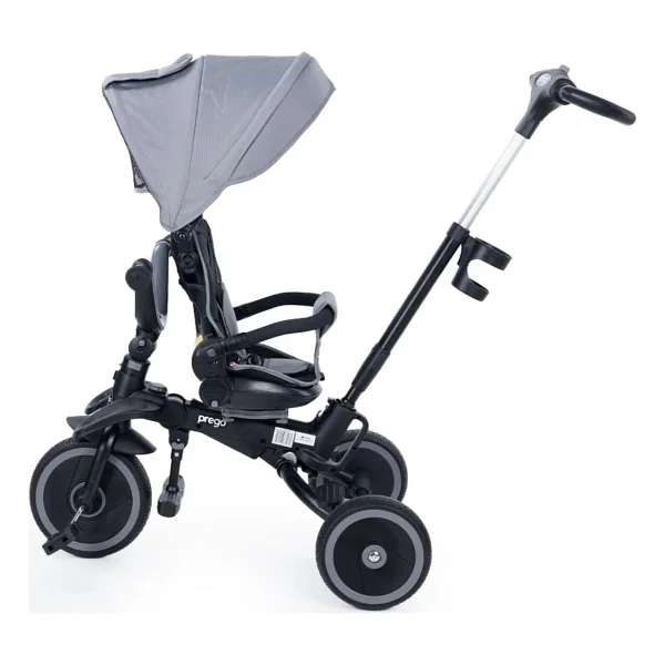 Prego Monaco 360° Dönebilen Koltuklu Üç Teker Çocuk Bisikleti Gri Renkli 2-5 Yaş Aralığına Uygun - Görsel 6