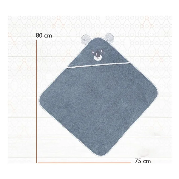 Gezenbebe Hero Kahraman Başlıklı Koala Bebek Banyo Havlusu - Görsel 10