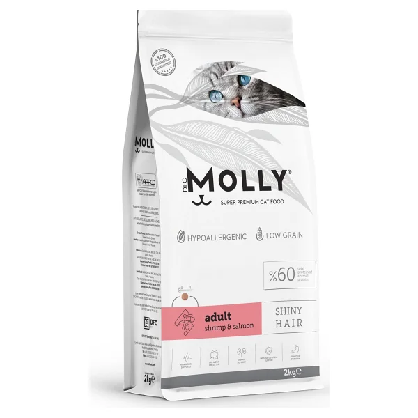 Molly Karidesli Somonlu 2 Kg Yetişkin Kuru Kedi Maması - Görsel 2