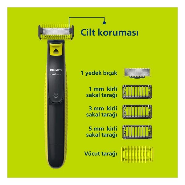 Philips Oneblade Qp2824/10 Yüz Ve Vücut Tıraş Makinesi - Görsel 2
