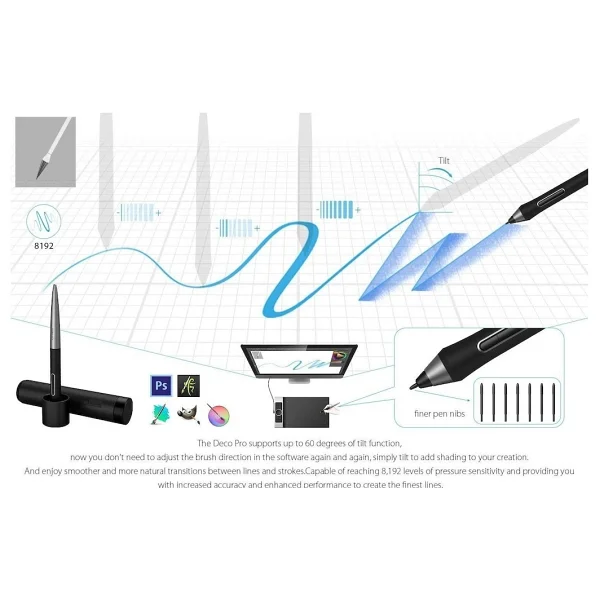 Xp-Pen Deco Pro Medium Grafik Tablet - Görsel 10