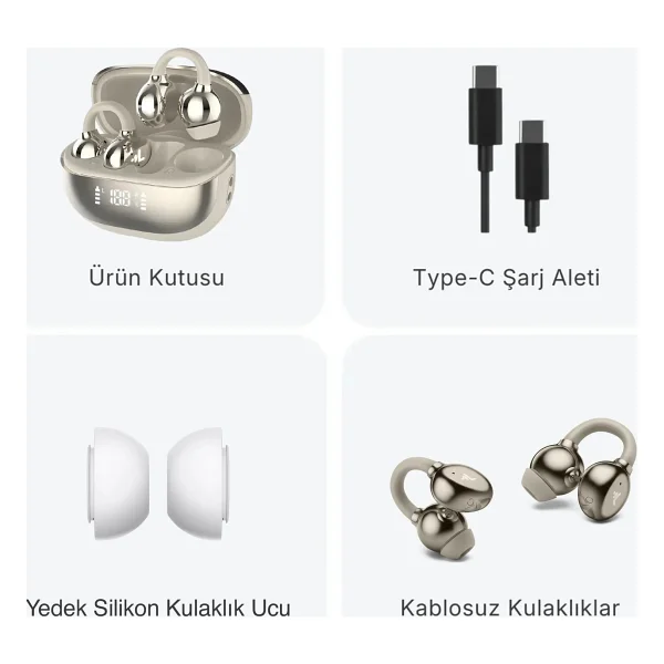 Linktech S155 TWS Open Ear Bluetooth Kulaklık - Görsel 3