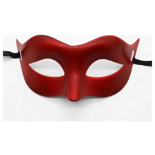 Kırmızı Renk Masquerade Kostüm Partisi Venedik Balo Maskesi - Görsel 2