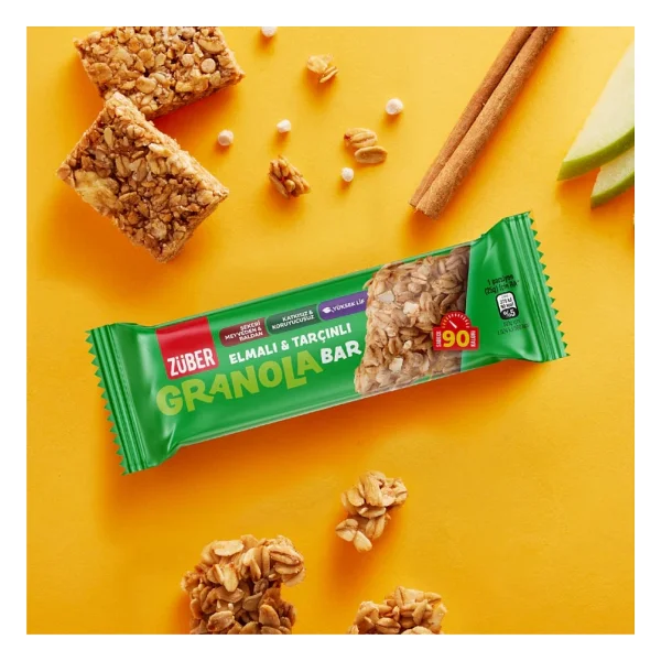 Züber Granola Elmalı Ve Tarçınlı Bar 25 Gr - Görsel 4