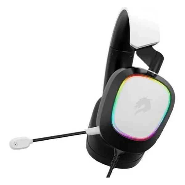 Gamebooster Nemesis H23w Beyaz RGB 7.1 USB Kablolu Kulak Üstü Oyuncu Kulaklığı - Görsel 4